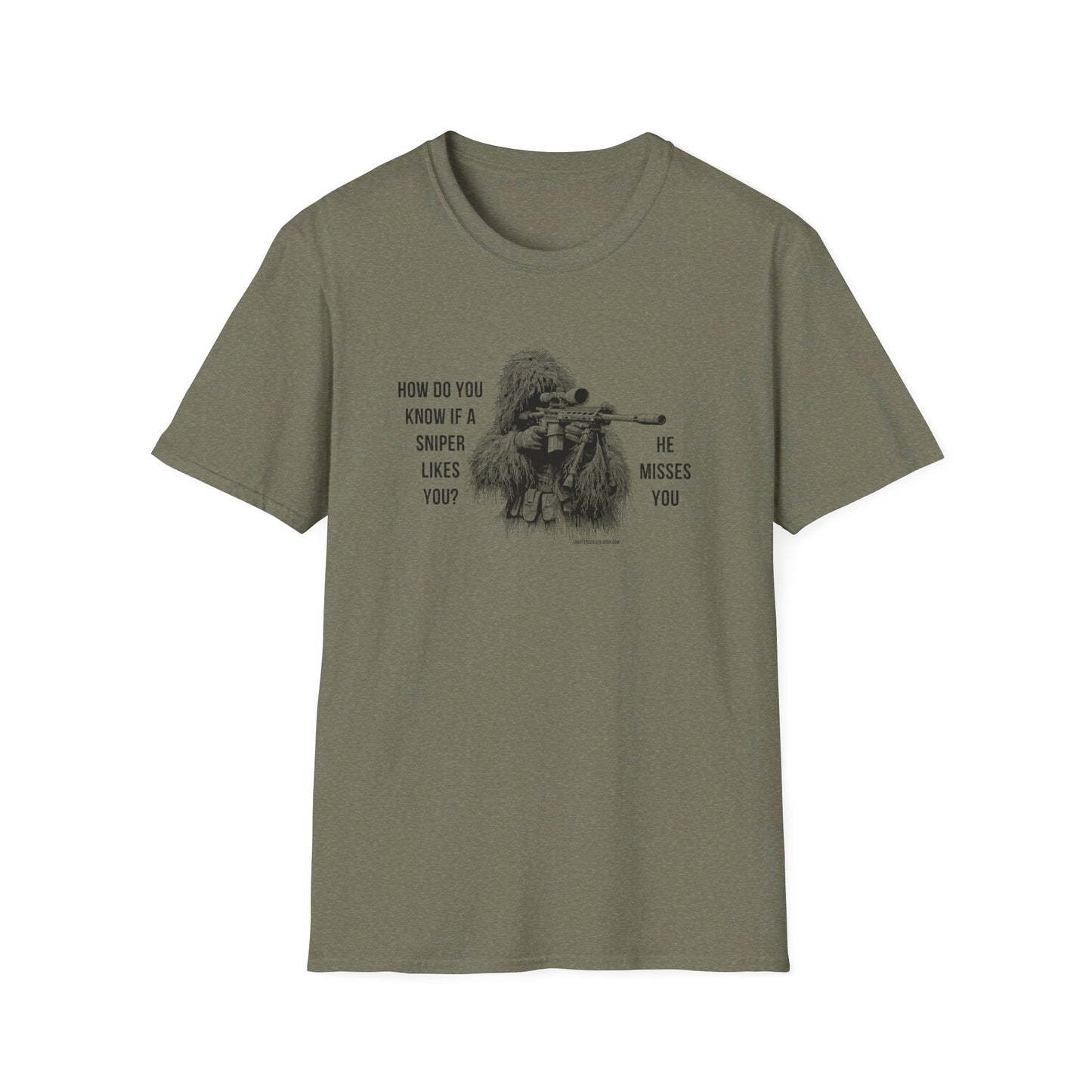 Sniper Misses You Joke T-Shirt