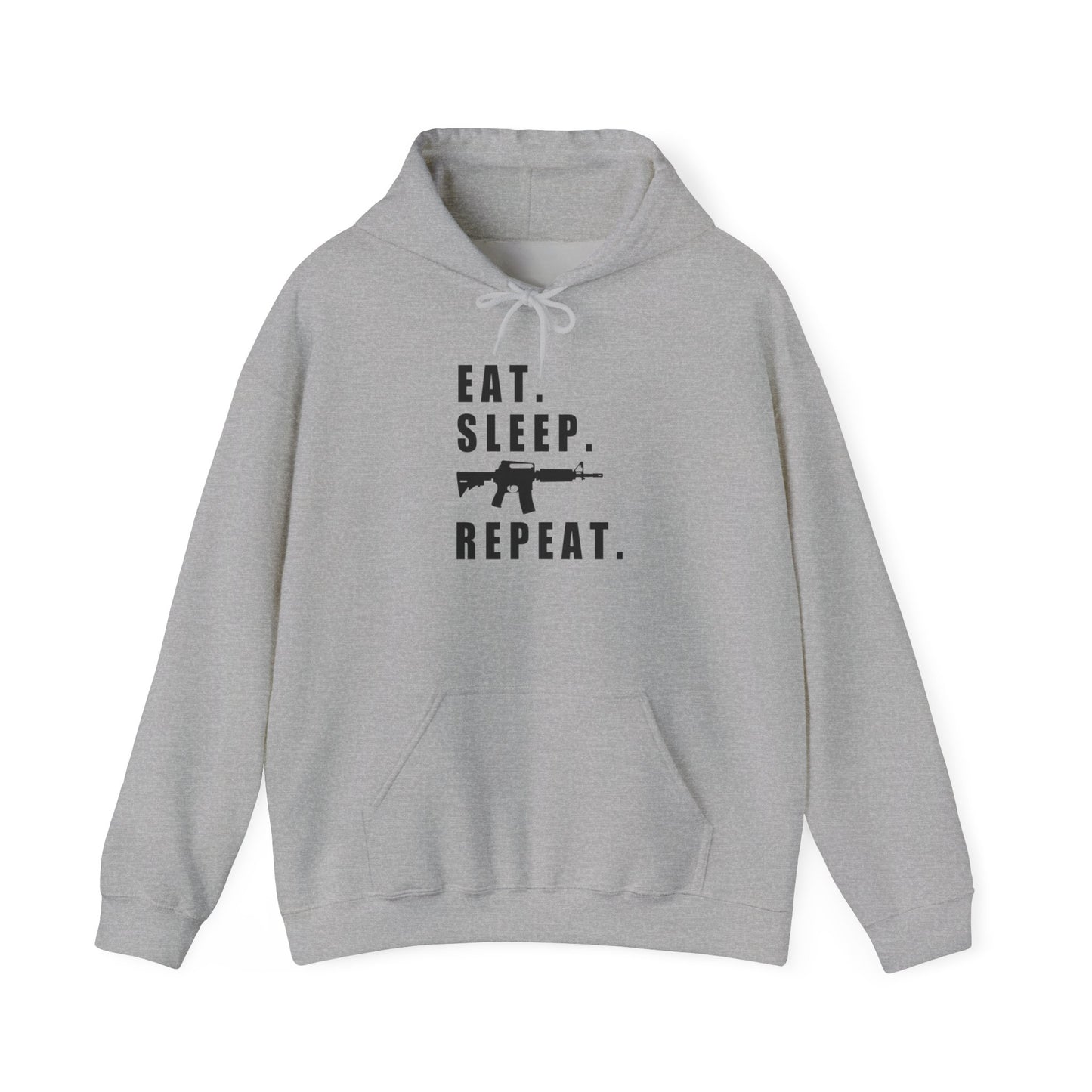 Eat Sleep Shoot Repeat Hooded Sweatshirt