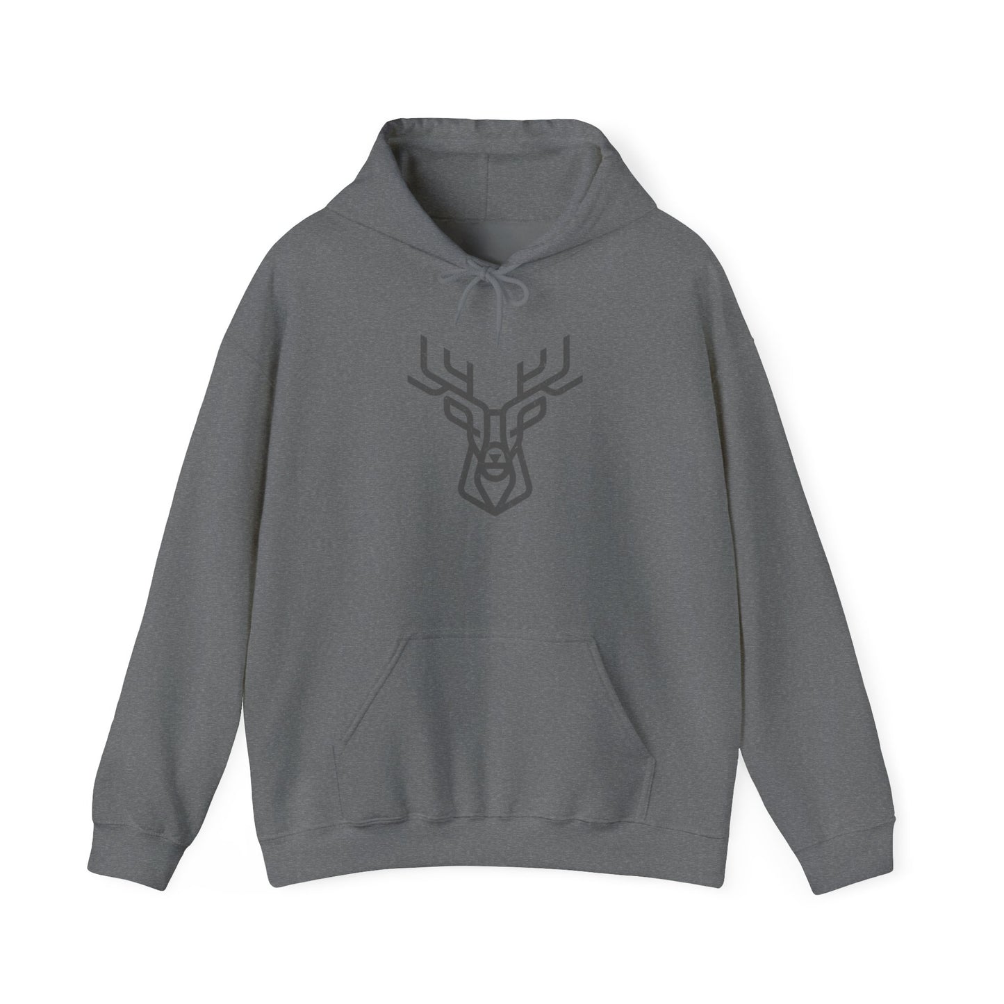 Buck Deer Vector Hooded Sweatshirt