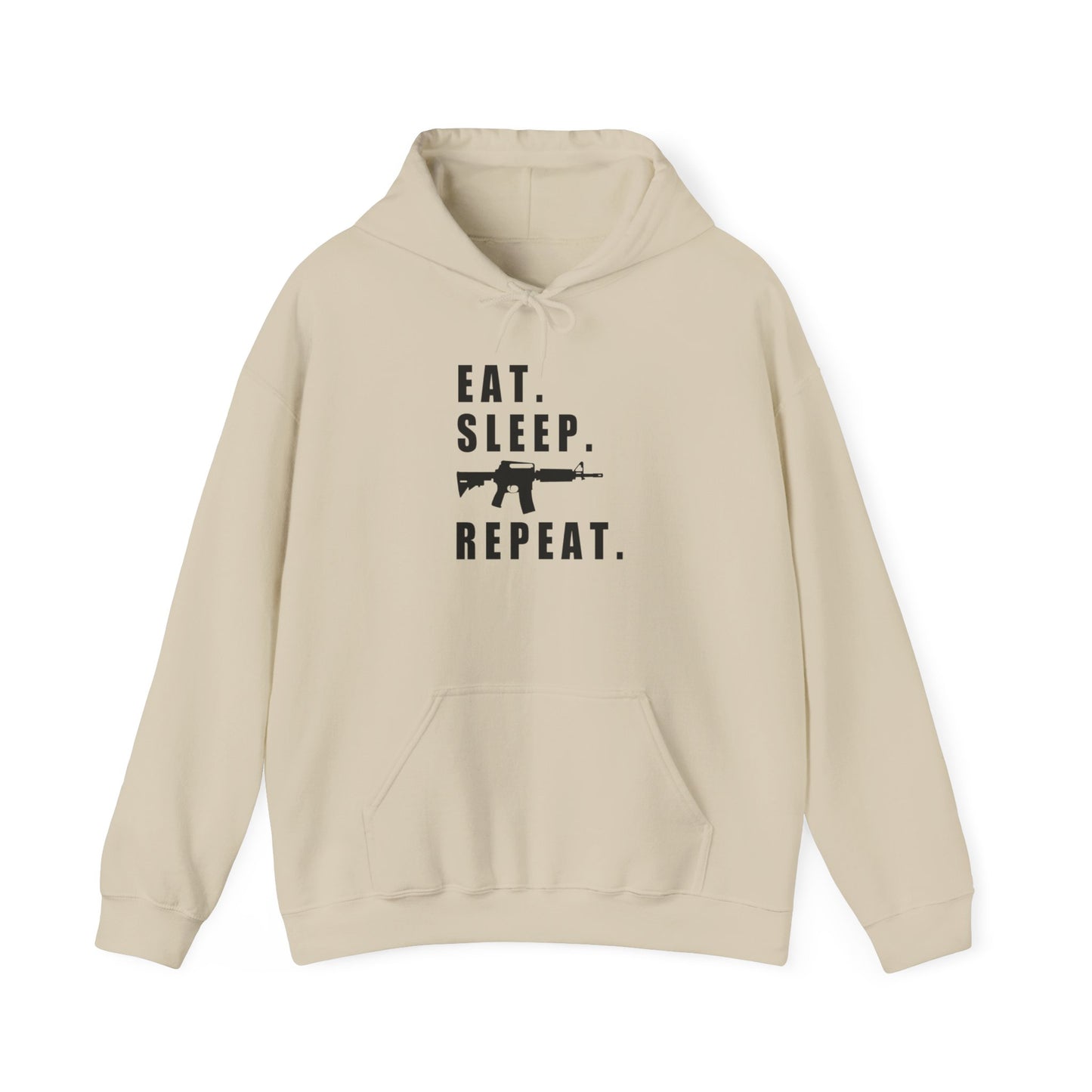 Eat Sleep Shoot Repeat Hooded Sweatshirt