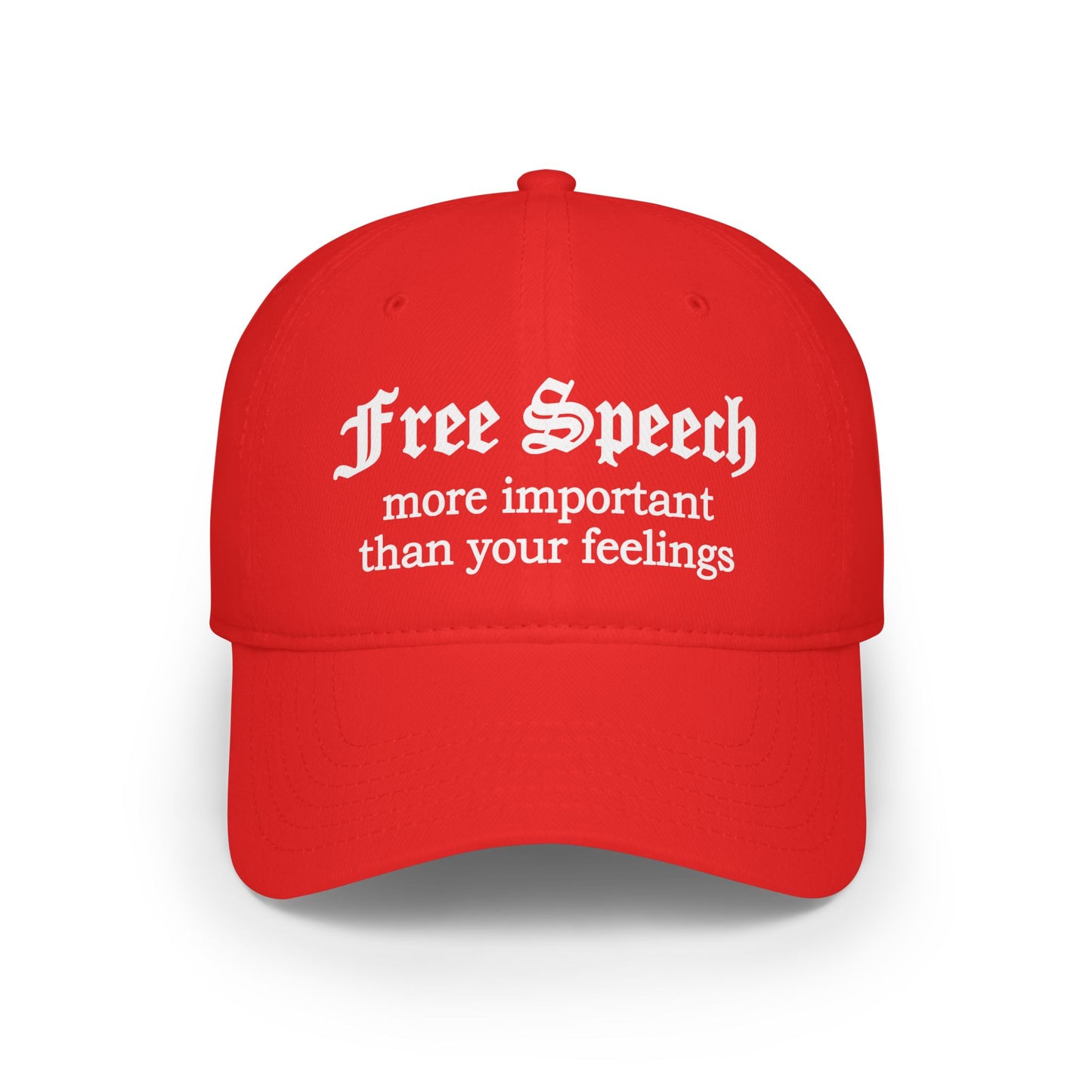 Free Speech Low Profile Baseball Cap