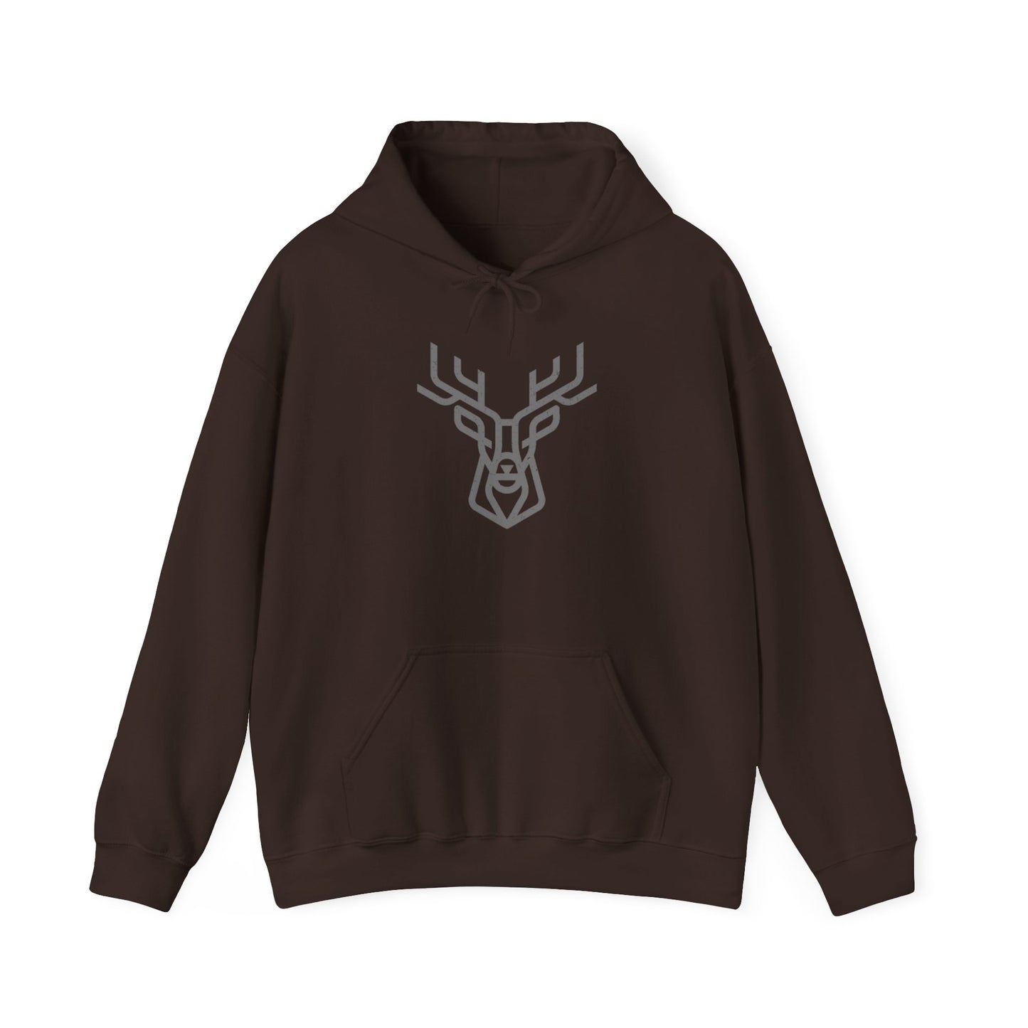 Buck Deer Vector Hooded Sweatshirt