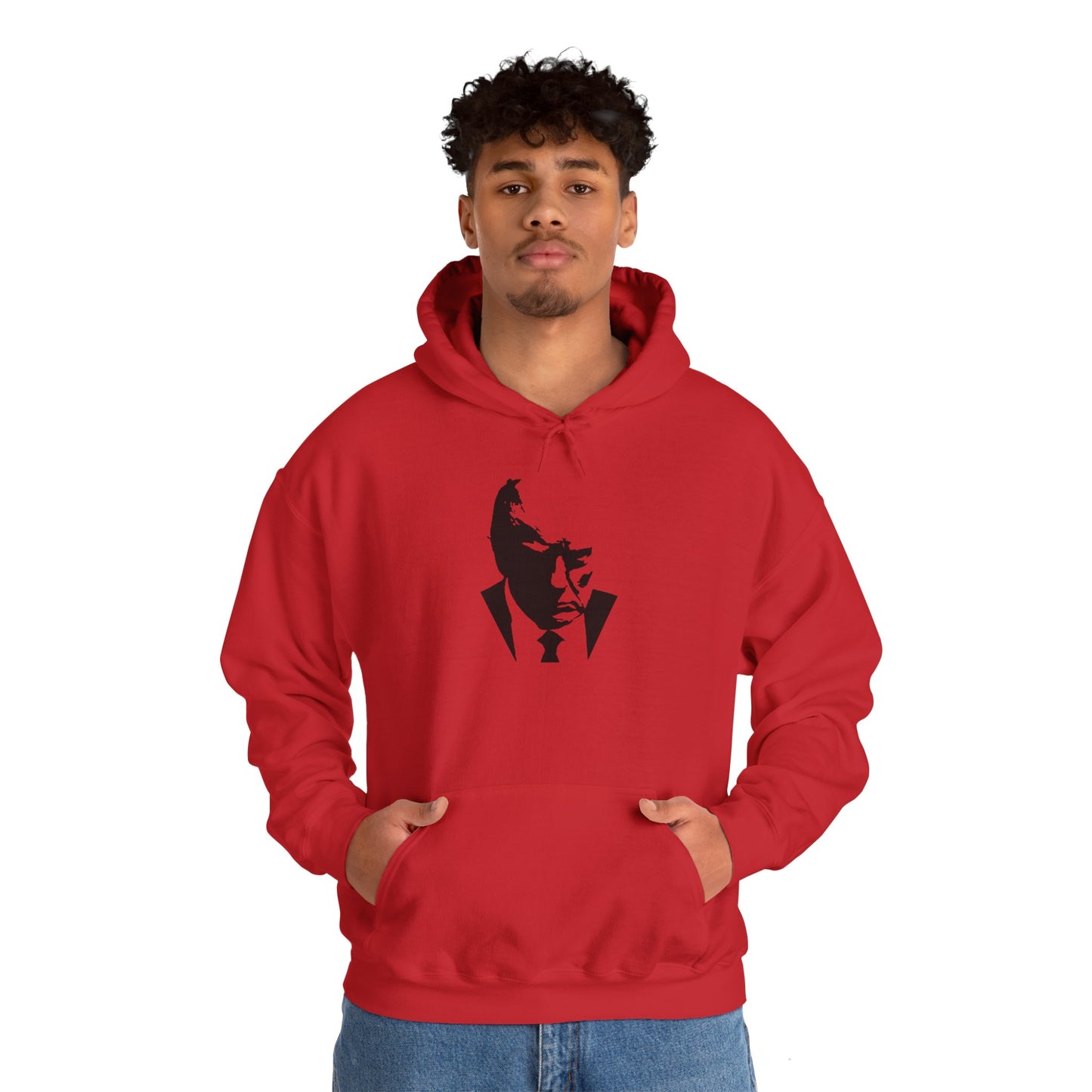 Trump Mugshot Silhouette Hooded Sweatshirt