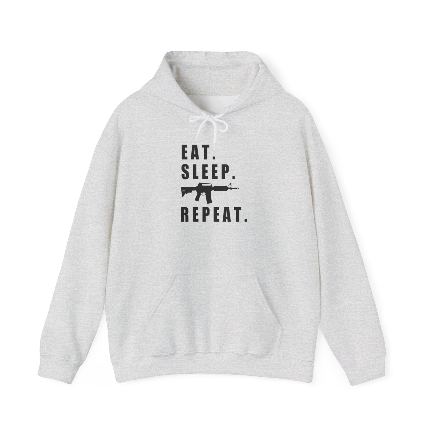 Eat Sleep Shoot Repeat Hooded Sweatshirt