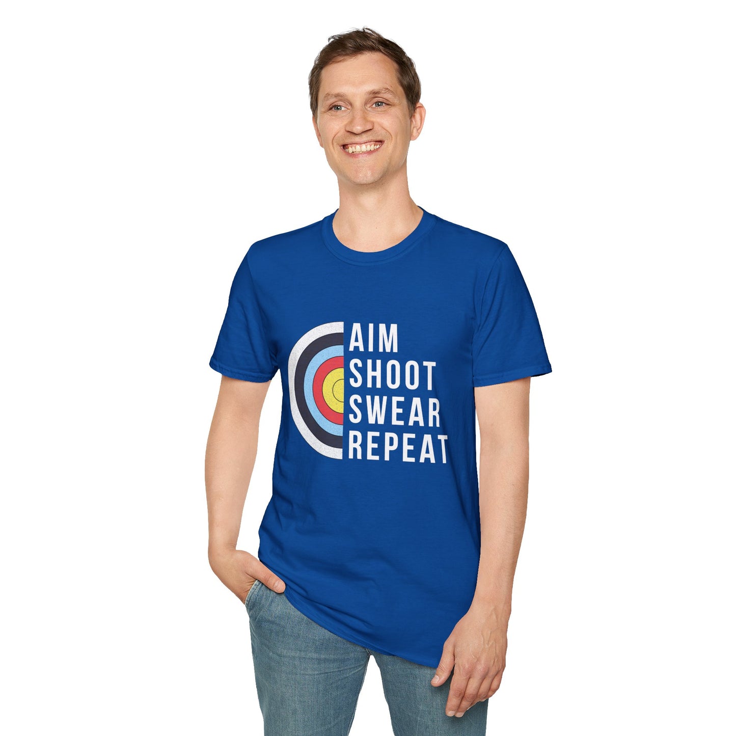 Aim Shoot Swear Repeat T-Shirt