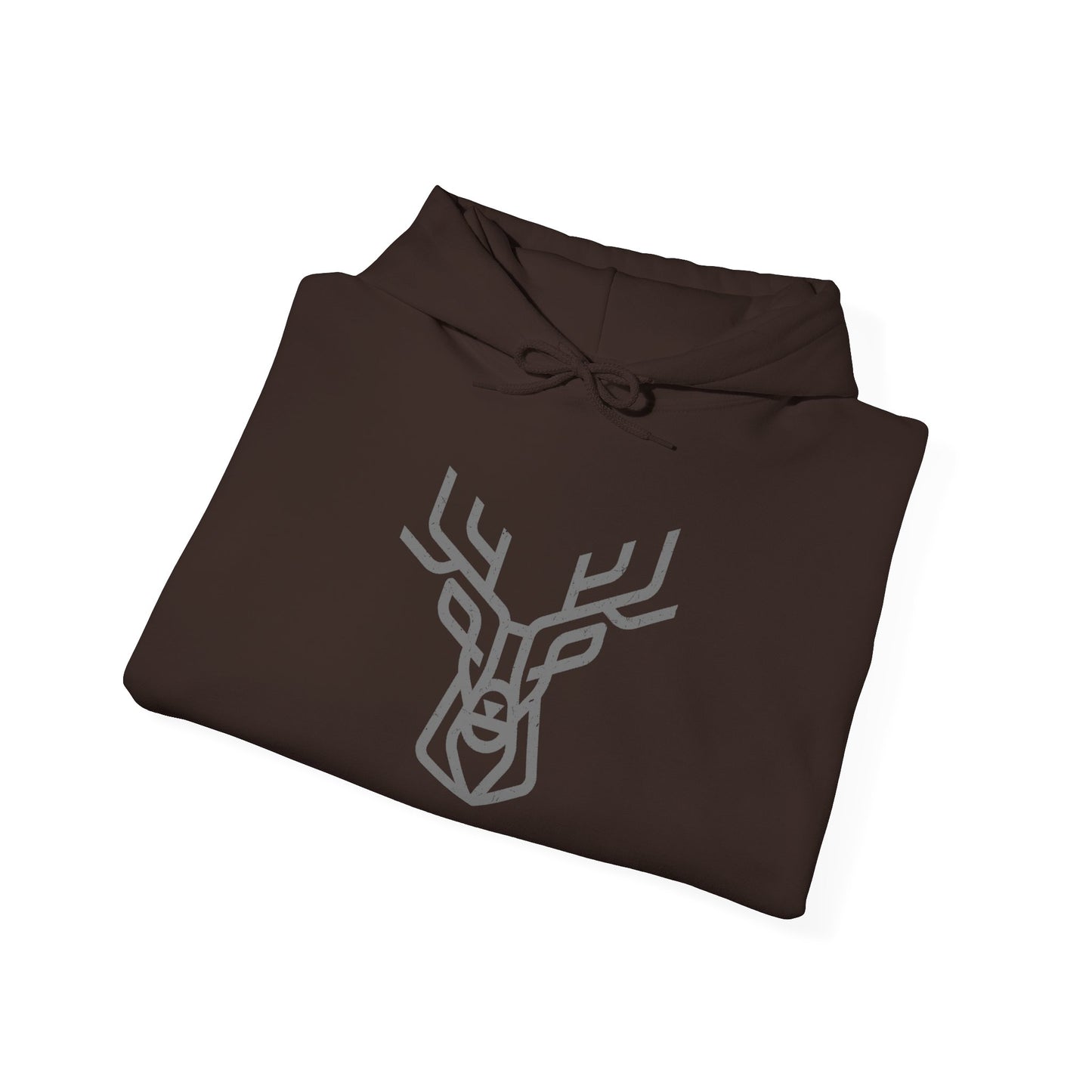 Buck Deer Vector Hooded Sweatshirt