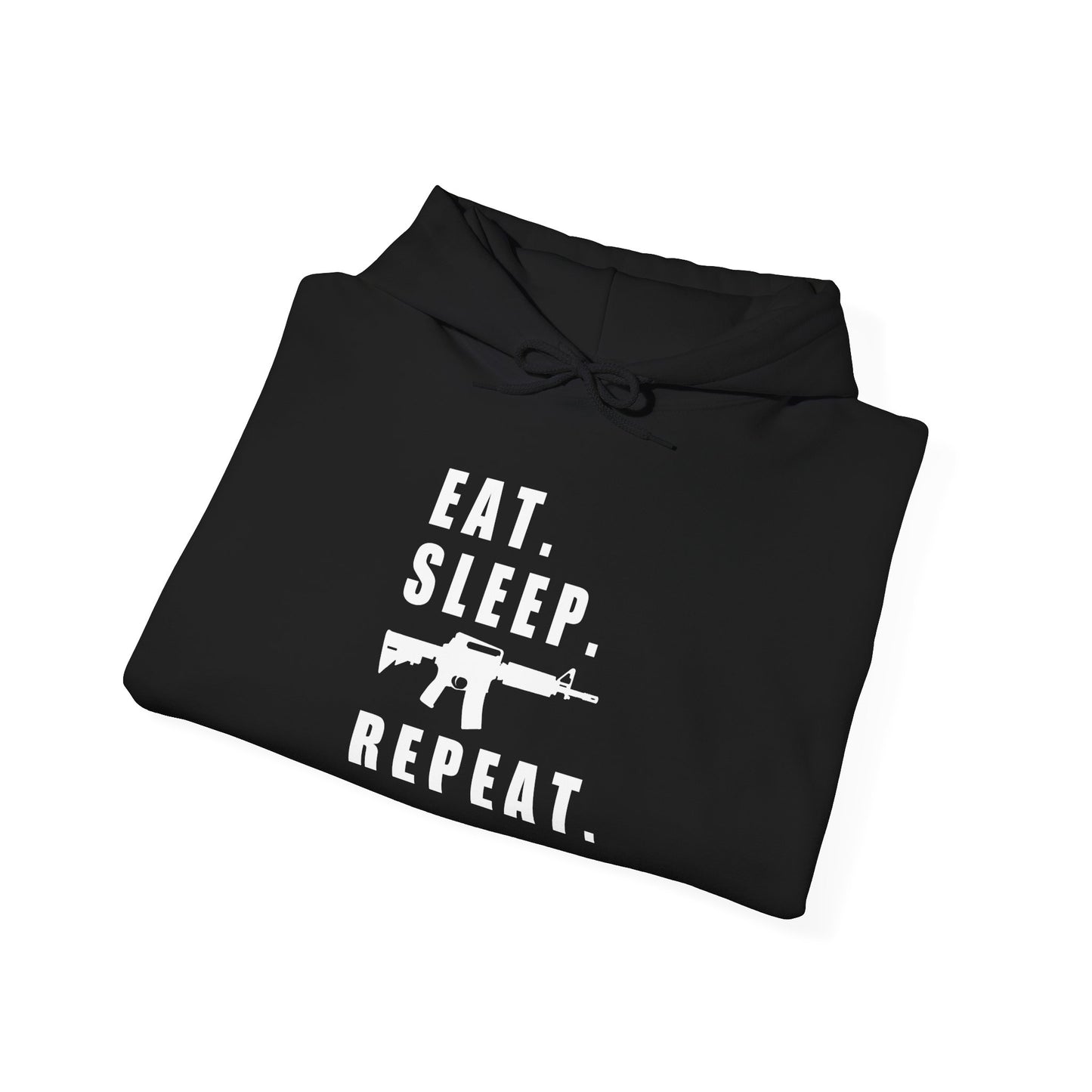 Eat Sleep Shoot Repeat Hooded Sweatshirt