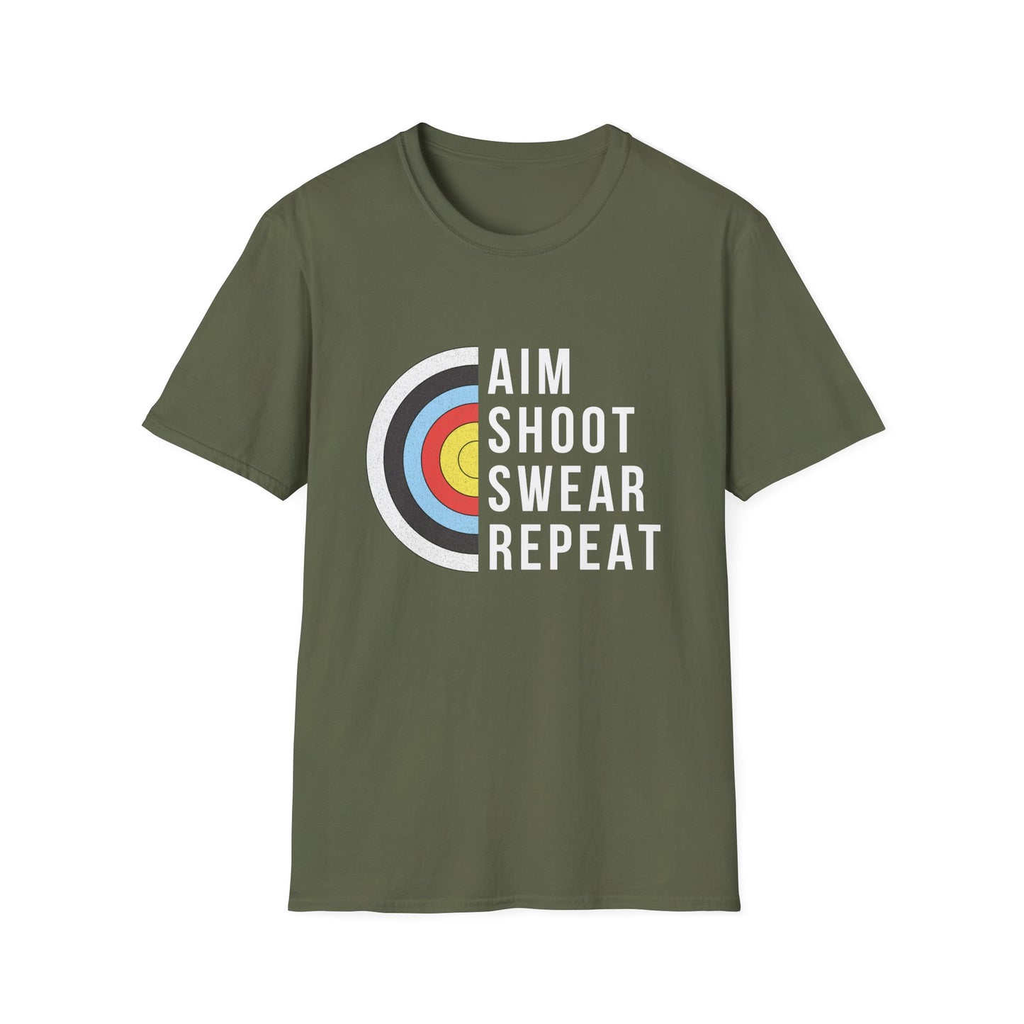 Aim Shoot Swear Repeat T-Shirt