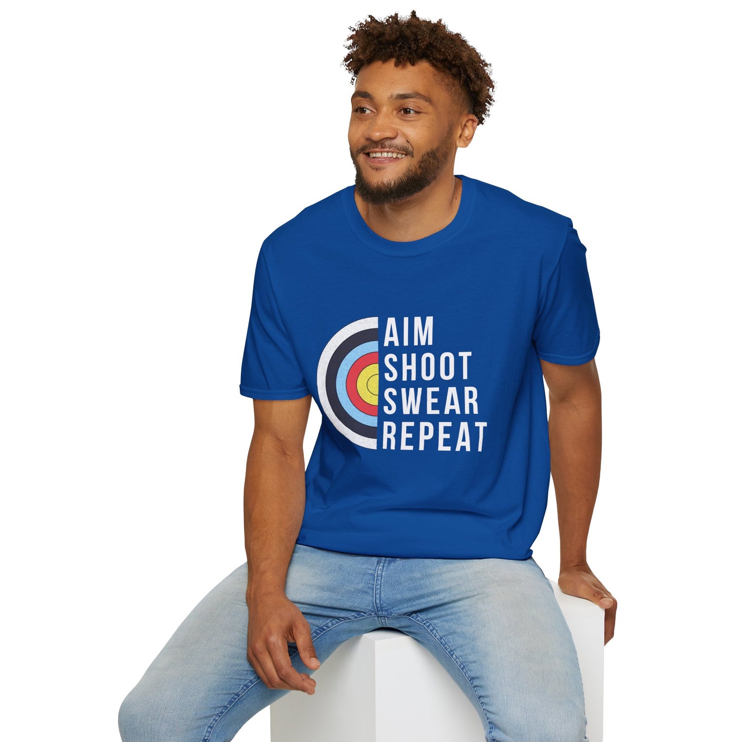 Aim Shoot Swear Repeat T-Shirt