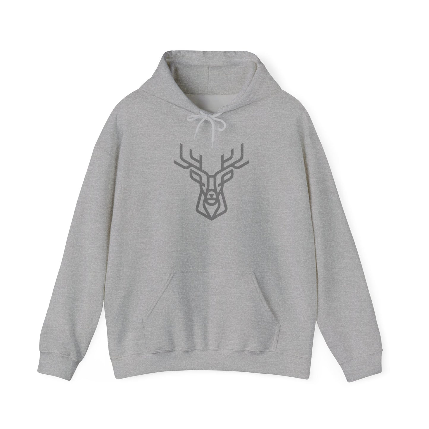 Buck Deer Vector Hooded Sweatshirt