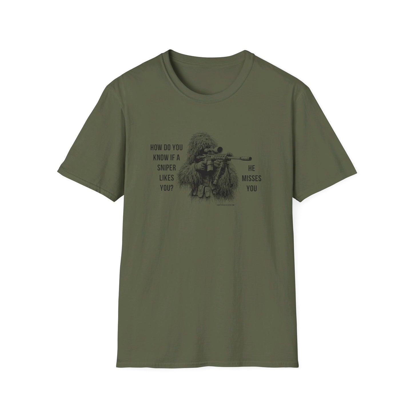 Sniper Misses You Joke T-Shirt