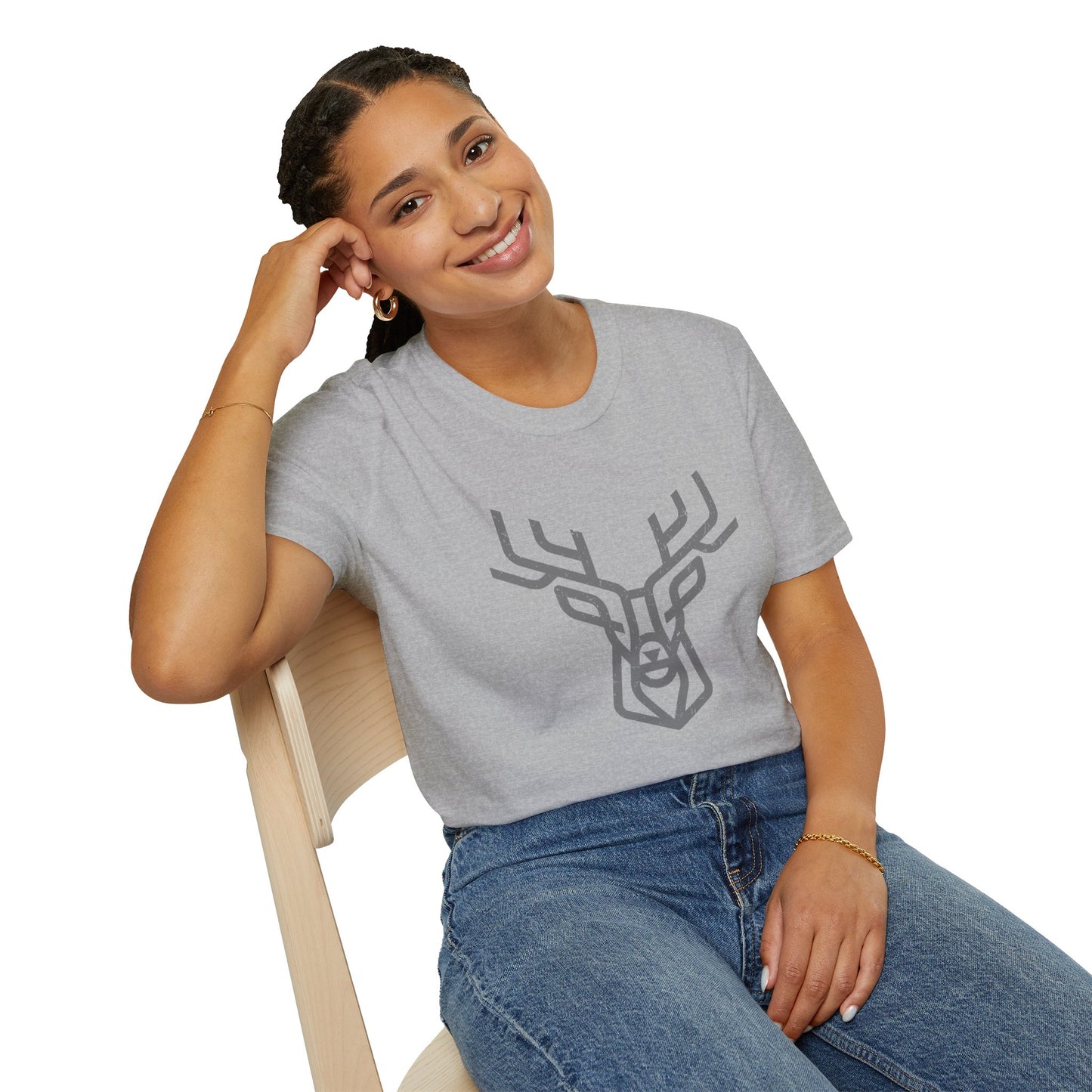 Deer Buck Vector T-Shirt